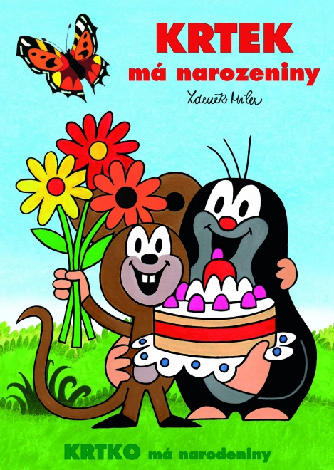 Coloring Book A4 Mole's Birthday