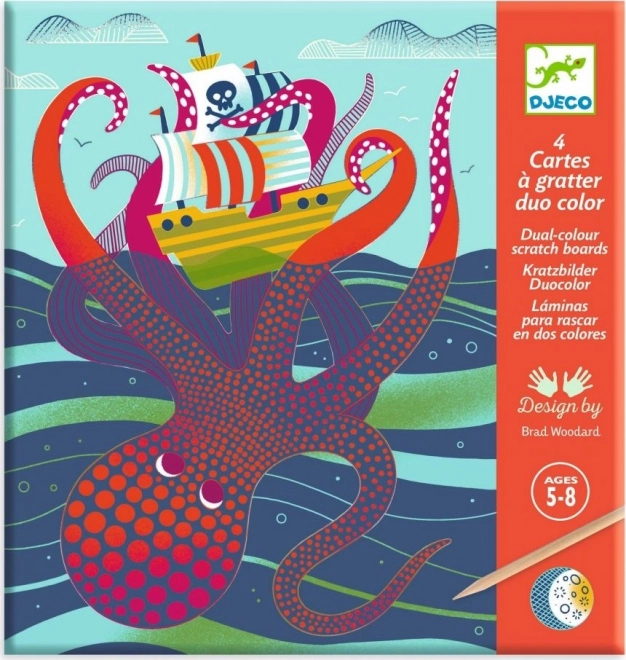Djeco krabbelplaatjes: Op zee