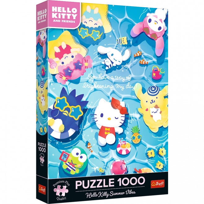 Puzzle Hello Kitty on Summer Wave 1000 Pieces by Trefl