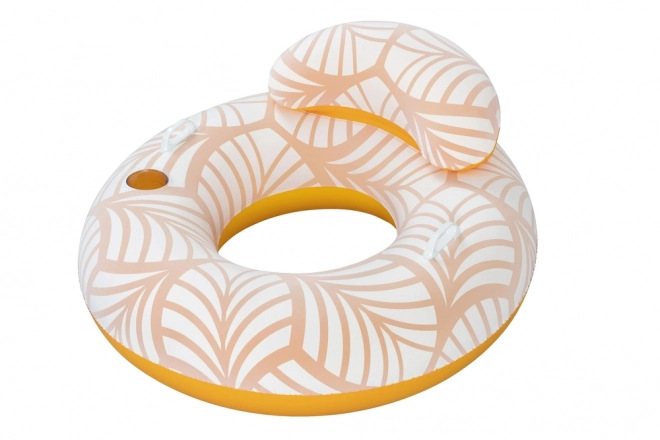 Zwemring met rugleuning 1,18 m oranje