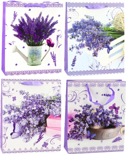 Design avec motif lavande