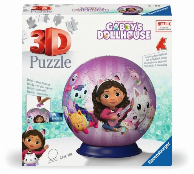 3D Puzzleball Gábis Zauberhaus 72 Teile