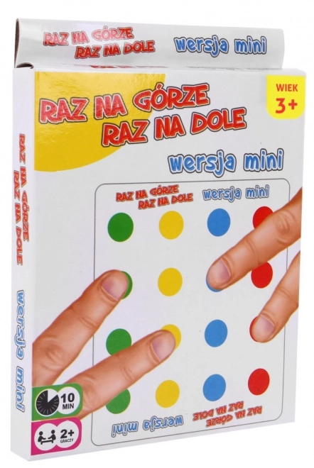 Eens omhoog, eens omlaag 2 in 1 voor kinderen 3+ Arcade spel + Mat met wielen + Shuffle board + Mini-vingerversie