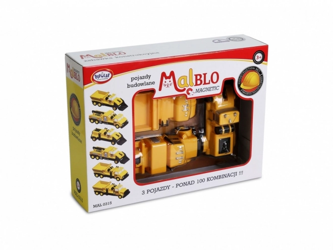 Magnetische Bouwvoertuigen MalBlo