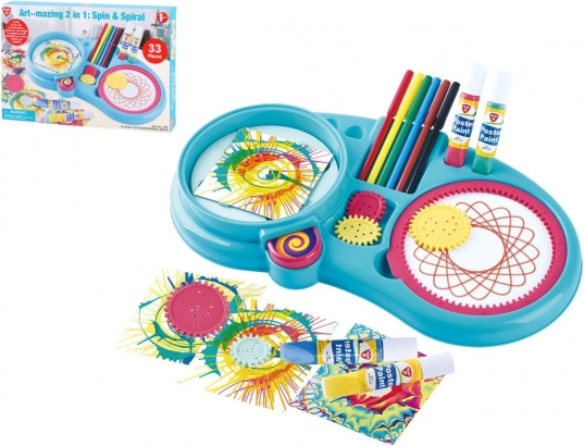 Set créatif de dessin pour enfants, 33 pièces, dans une boîte cadeau