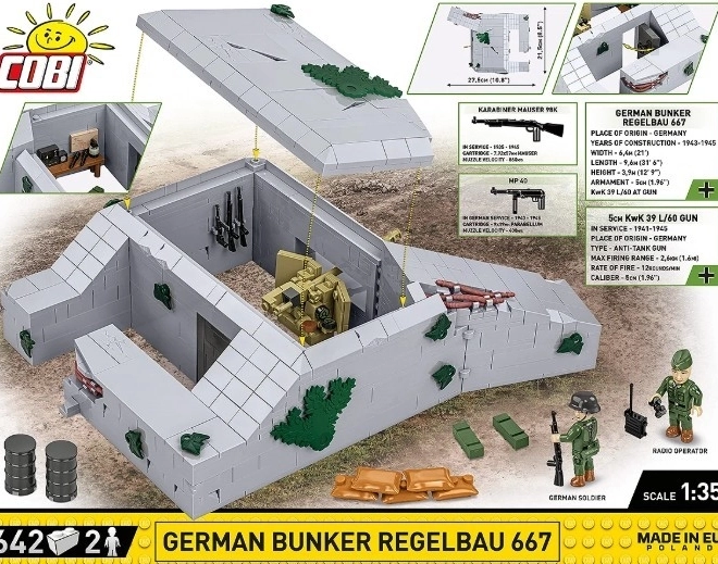 Bunkr Regelbau 667 van COBI blokken