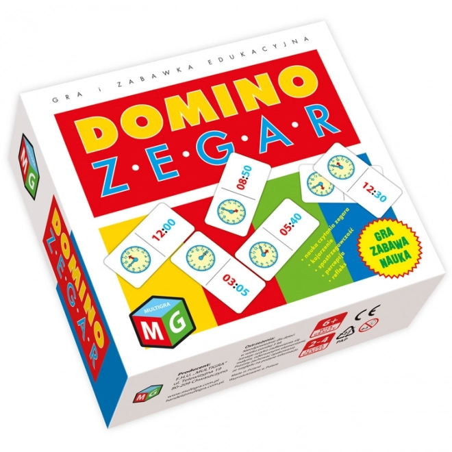 Uur Domino educatief spel Multigra GR0388