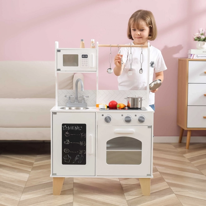 Holzküche mit Beleuchtung und Sound PolarB