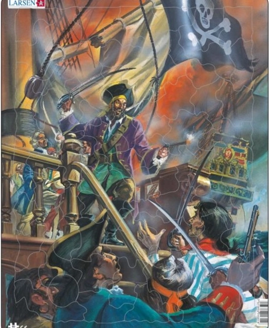 Puzzle Piraten 85 Teile von LARSEN