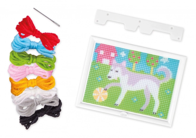 Lena First Embroidery Set Dog