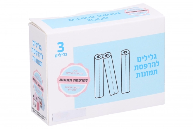 Vervangende fotopapier set 3 rollen
