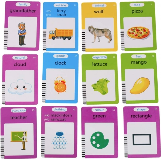 Rijke set van 112 dubbelzijdige kaarten