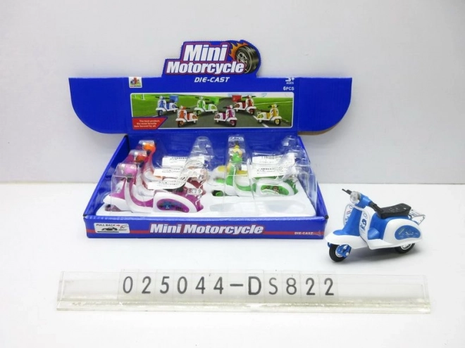 Stijlvolle scooter met vrije wielen 12 cm
