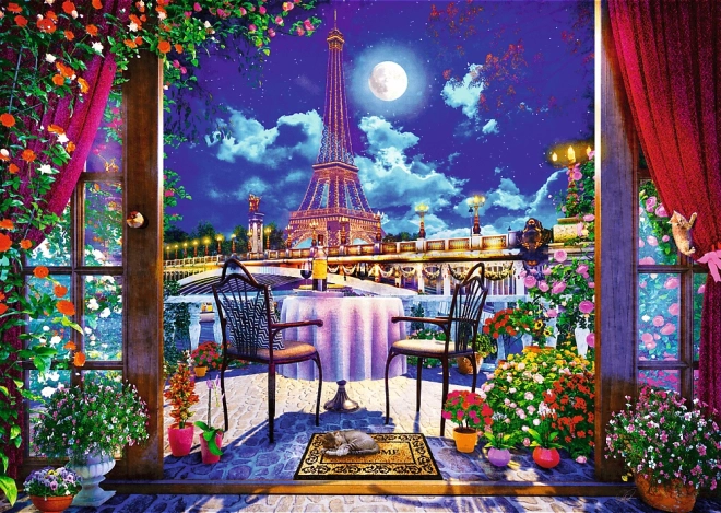 Puzzle Trefl Premium Plus : Paris nocturne, 1000 pièces