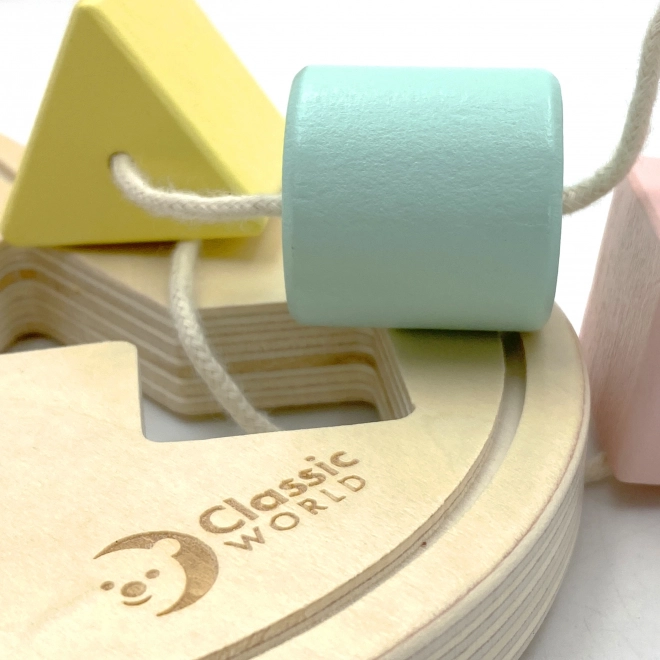 Pastel bouwset Classic World voor kinderen van 12-18 maanden