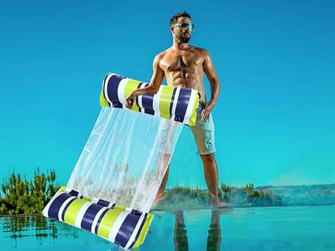 Opblaasbaar waterhangmat zwembad en strand