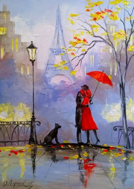 Puzzle Rainy Day in Paris 1000 pieces