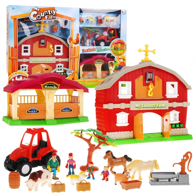 Fun Farm Set for Kids 3+ with Barn and Sounds