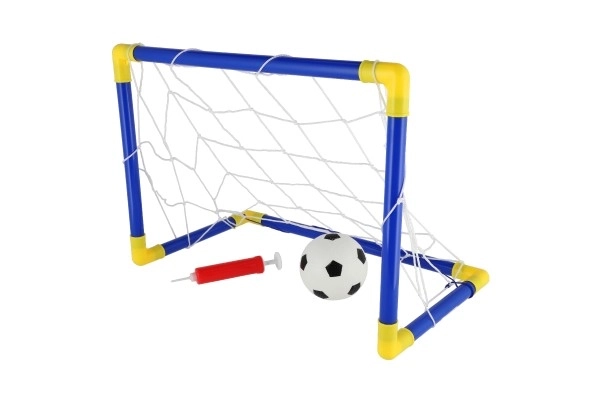 Voetbaldoel voor kinderen met bal en pomp