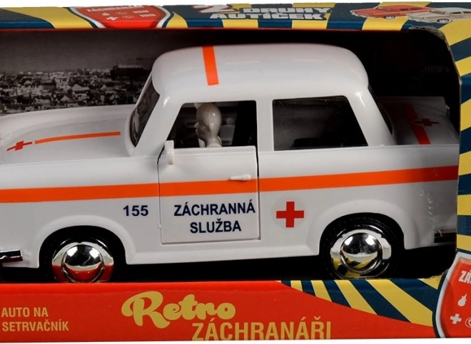 Retro ambulance met frictiemotor