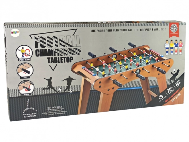 Grande table de football en bois Jeu de baby-foot