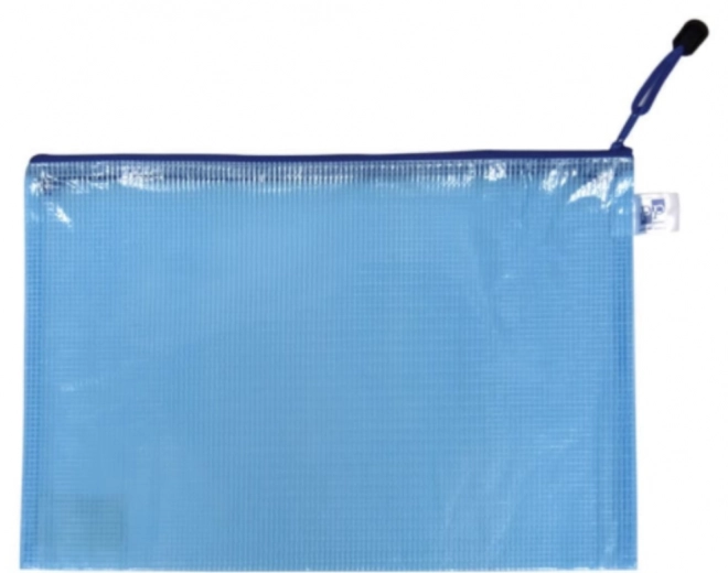 KARTON P+P Map met rits netachtig A5 blauw