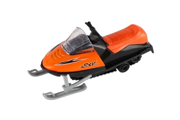 Toy snow scooter metal/plastic 13 cm, wind-up, 6 colors