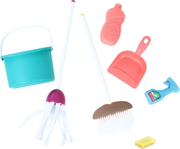 Set de ménage pour enfants avec serpillière et seau