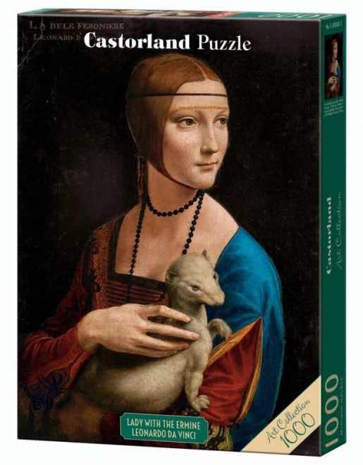 Puzzle 1000 Teile Dame mit dem Hermelin von Leonardo da Vinci Art Collection