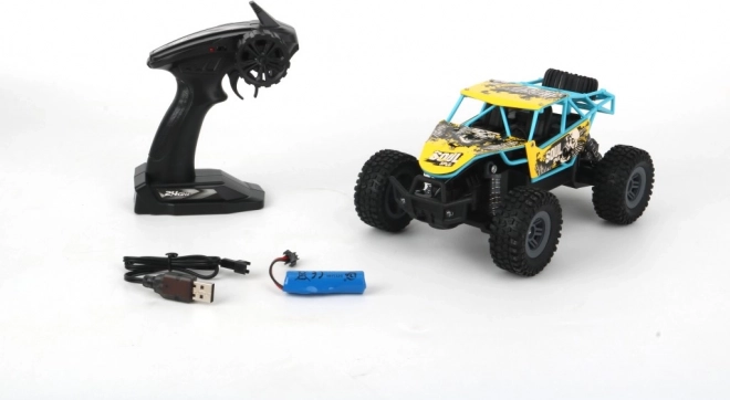 RC terreinwagen 1:18 blauw