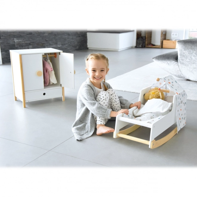 Small Foot Kastje voor poppen Little Button