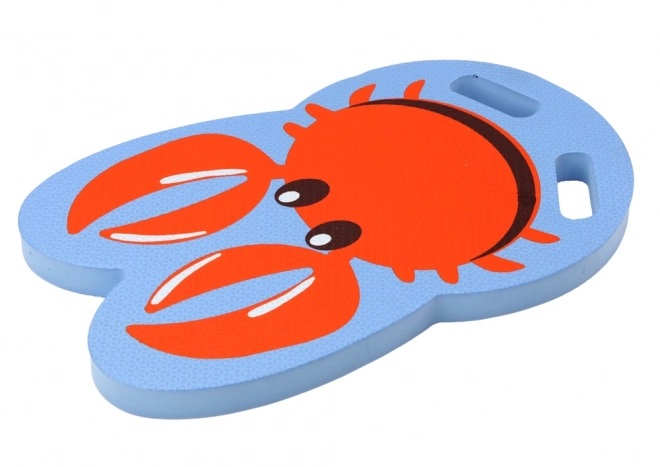 Blauw schuimboard voor zwemles