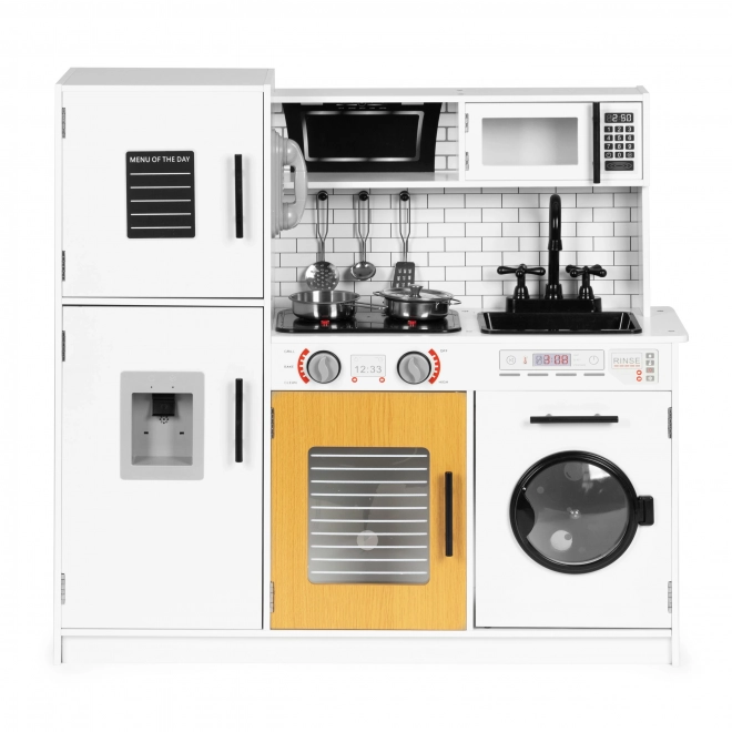 Large Wooden Kitchen for Kids with Sounds and Lights by ECOTOYS