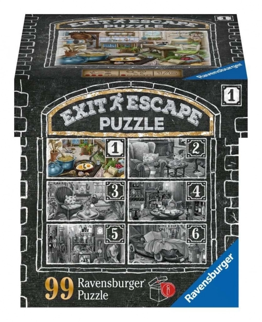 Jeu d’évasion puzzle Manoir hanté - Dans la cuisine