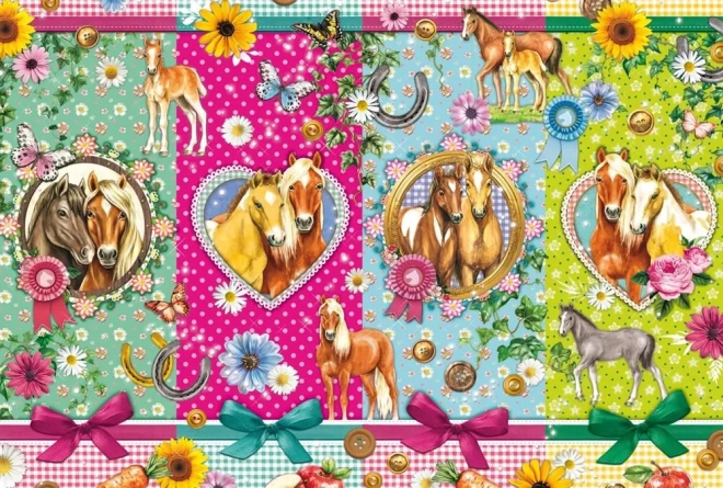 Puzzle Pferdefreude 200 Teile