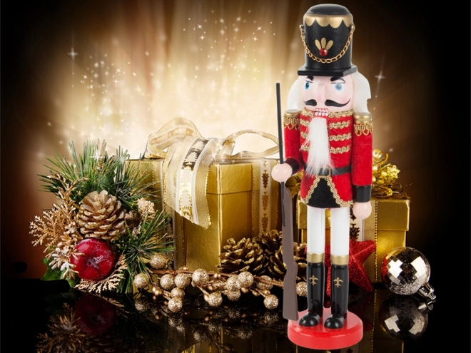 Houten notenkraker soldaat - Kerstdecoratie