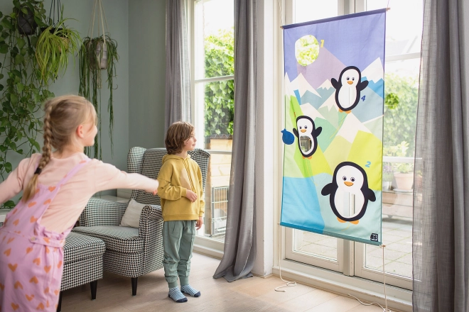 Voer de pinguïn – outdoor werpspel voor kinderen