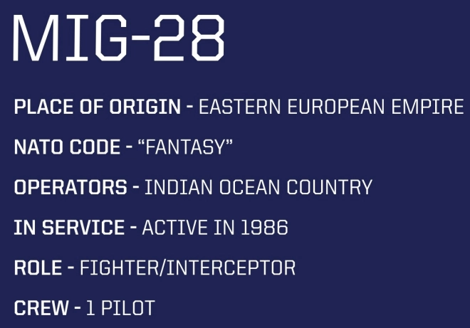 Constructieset vliegtuig Top Gun: MiG-28