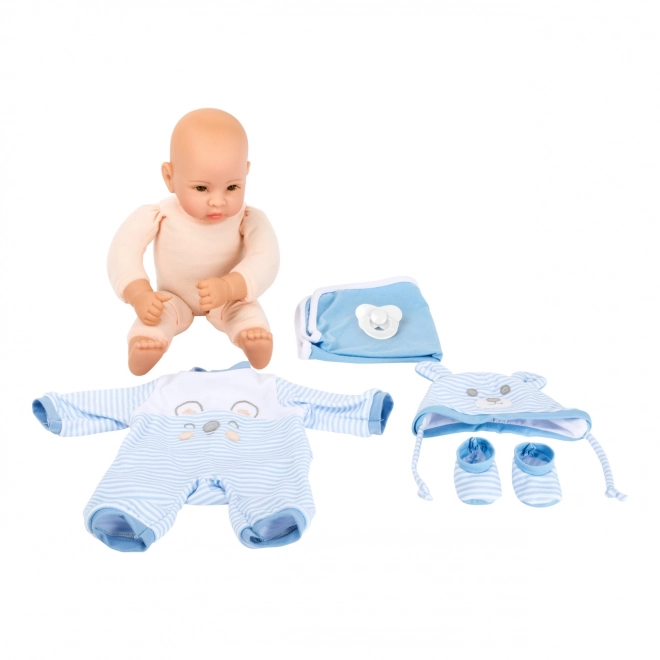 Puppe Small Foot Lucas mit weichem Körper und Zubehör
