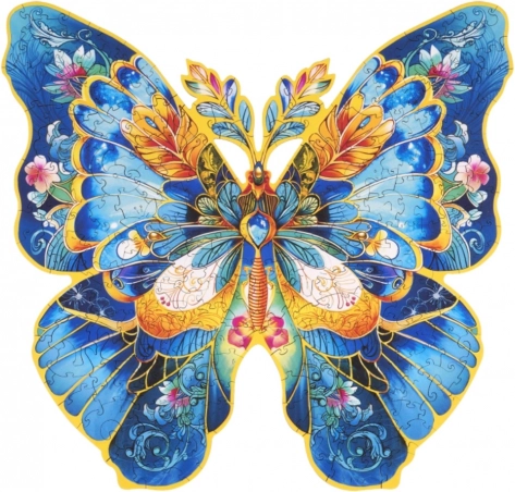 Houten puzzel Vlinder Morpho Helena