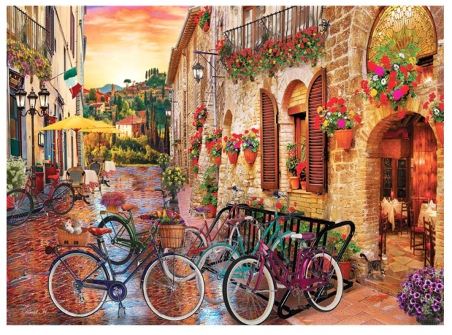 Puzzel Fietsen in Toscane 1000 stukjes