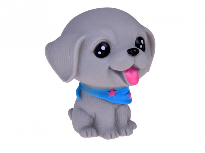 Rubber Dog Figurines Set