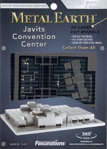 Metal Earth 3D-puzzel Jacob Javits congrescentrum