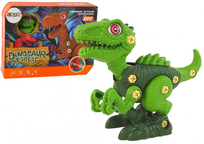 Dinosaurus uit elkaar halen DIY groen