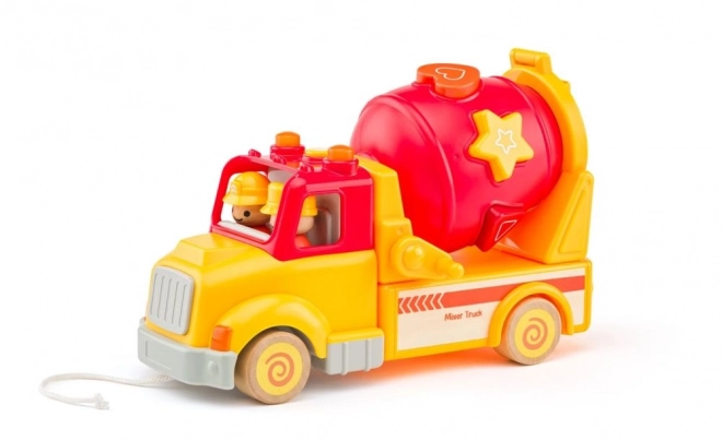 Bunte Kinderbetonmaschine mit Formsortierer und Effekten
