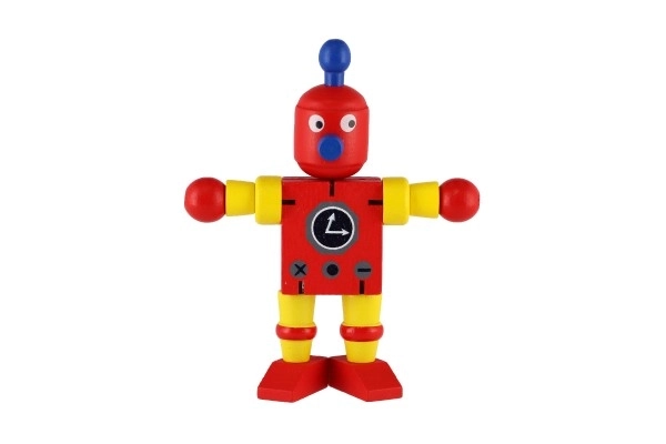 Robot hout 12cm vanaf 18 maanden - 1 stuk