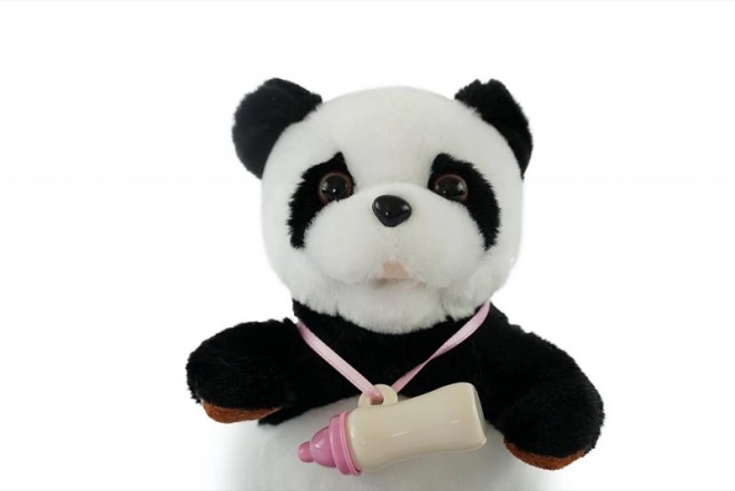 Interactive Panda with Bottle
