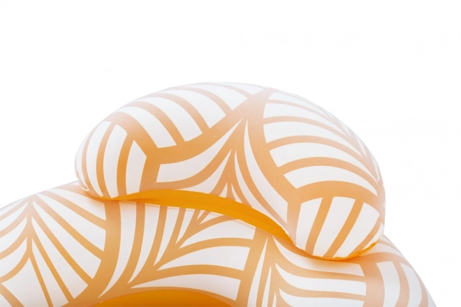 Zwemring met rugleuning 1,18 m oranje