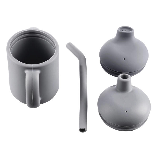 2-in-1: spout and straw lid