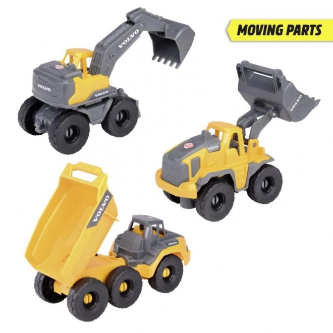 Bau-Set VOLVO – 3 Baufahrzeuge, 16 cm (1:36)